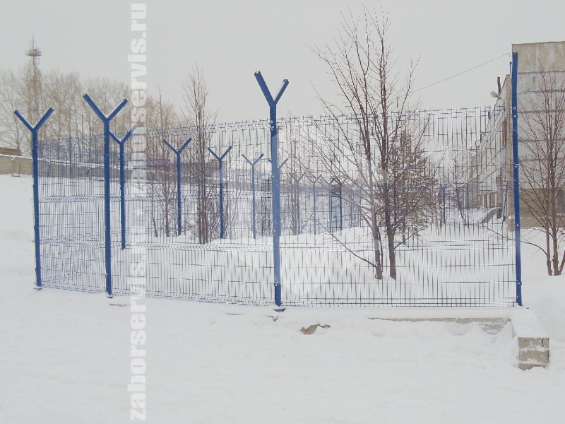 3D забор 180 метров высота 2,5м