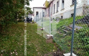 Забор оцинкованный из сетки рабицы 55 метров