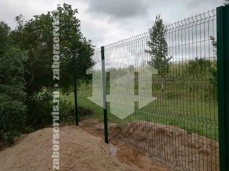 3D заборы для частного дома 43 метра 4мм