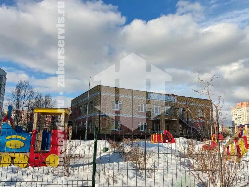 3D заборы для детского сада 70 метров 6мм