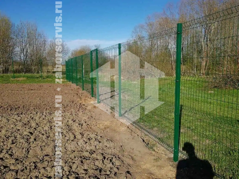 3D забор 117 метров высота 2,0м 4мм