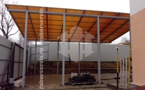 Прямой навес пример 3