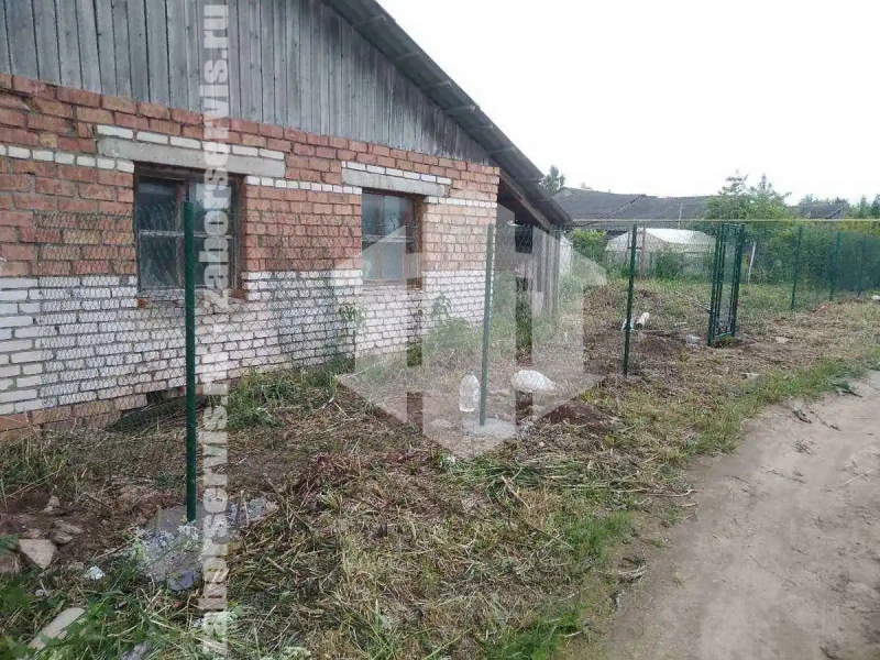 Забор из сетки рабицы с проволокой 91 метр