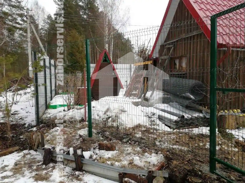 3D заборы для частного дома 63 метра 4мм