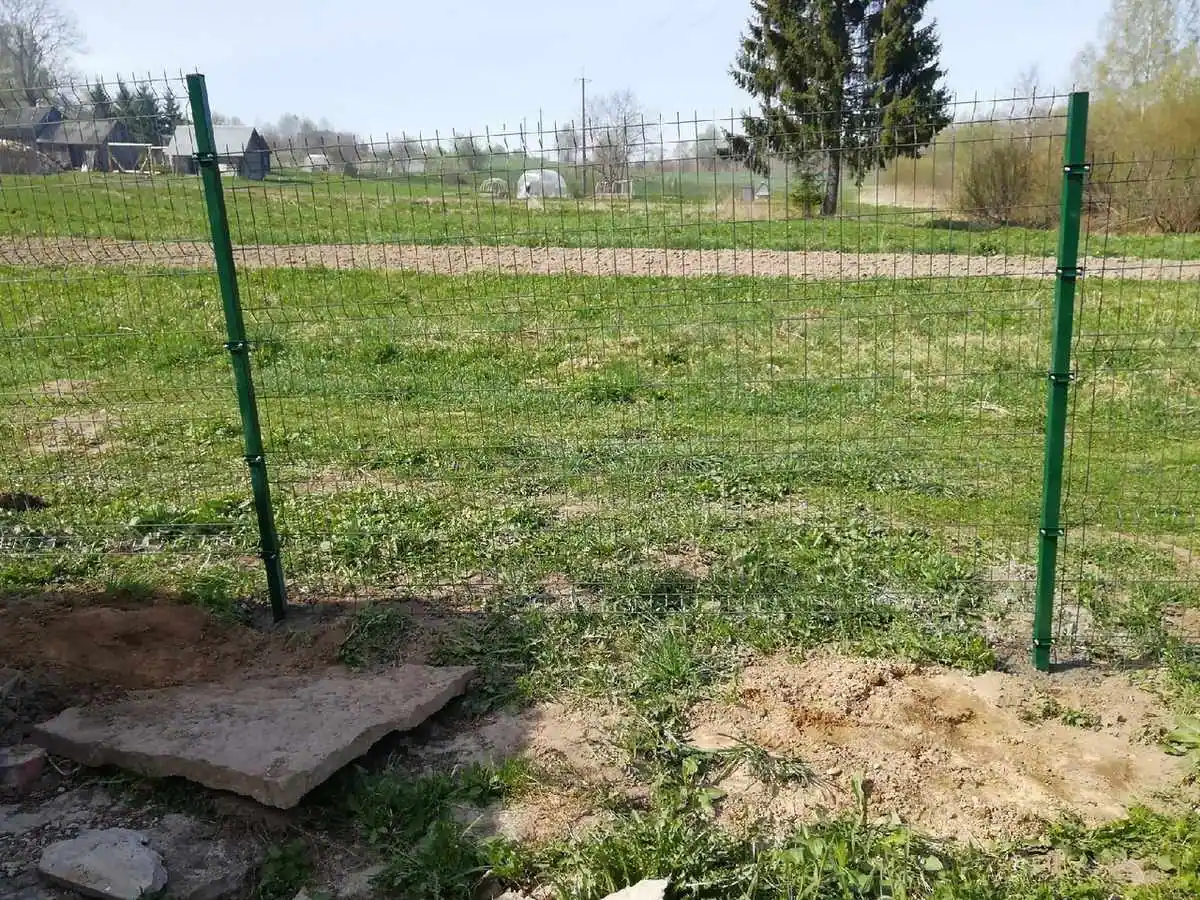 Забор из сетки гиттер 45 метров