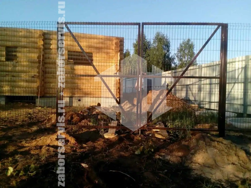 Забор из сварной сетки 60 метров